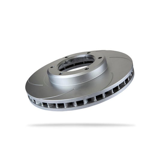 6206090SGL - Pedders Slotted Geomet Coated Rotor
