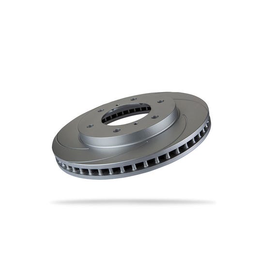 Pedders Slotted Geomet Coated Brake Rotor