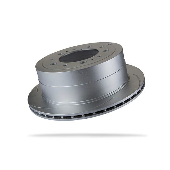 Pedders Slotted Geomet Coated Brake Rotor