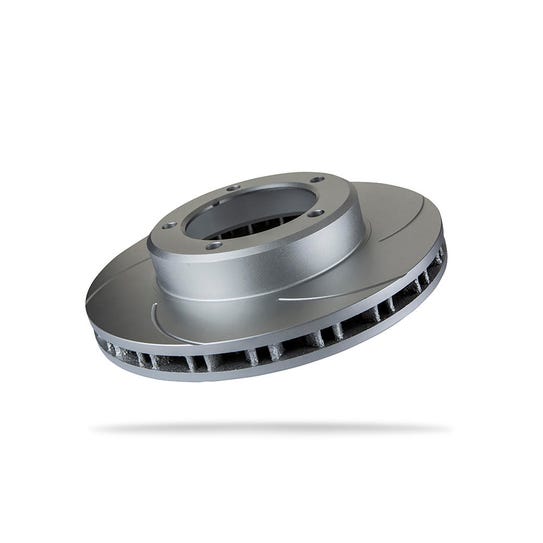 Pedders Slotted Geomet Coated Brake Rotor