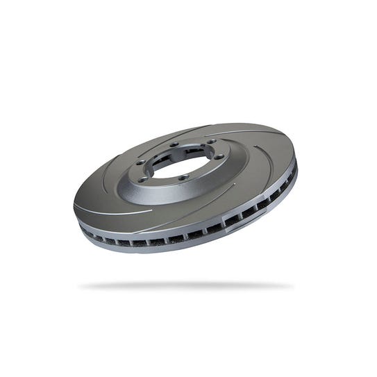 Pedders Slotted Geomet Coated Brake Rotor