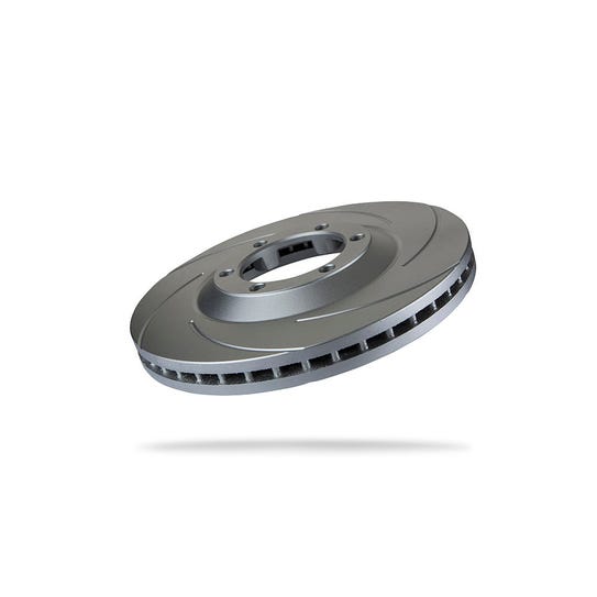 Pedders Slotted Geomet Coated Brake Rotor