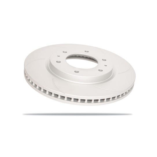 Pedders Slotted Geomet Coated Rotor (6 Slot)