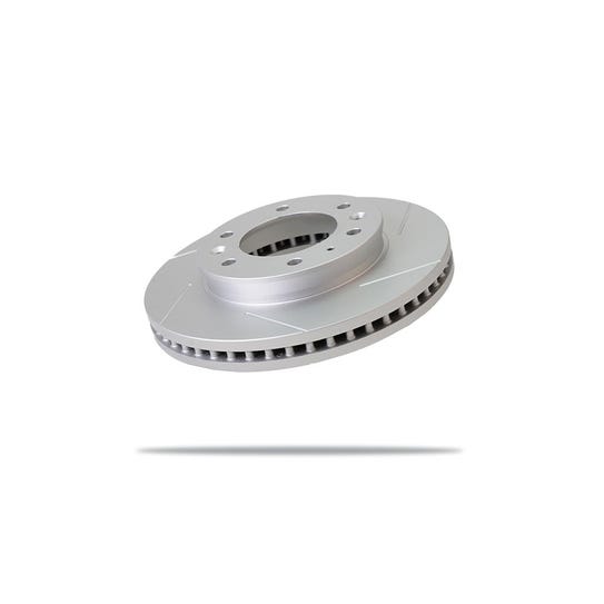 Pedders Slotted Geomet Coated Brake Rotor