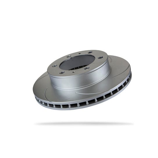 6208450SGR - Pedders Slotted Geomet Coated Rotor