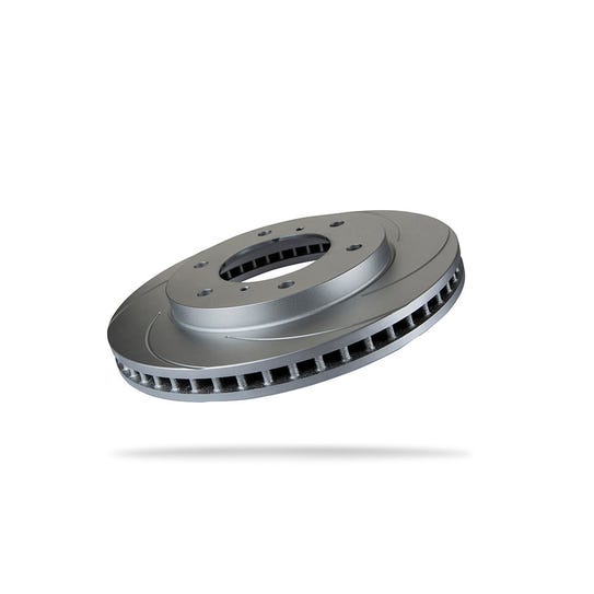 Pedders Slotted Geomet Coated Brake Rotor