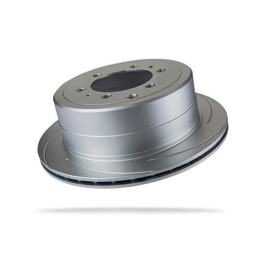 Pedders Slotted Geomet Coated Brake Rotor