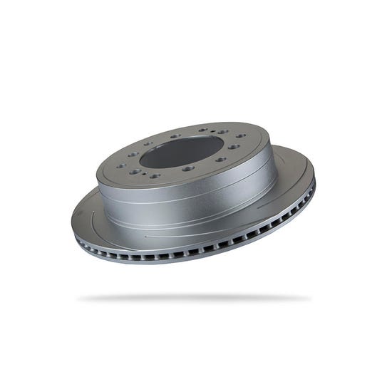 Pedders Slotted Geomet Coated Brake Rotor